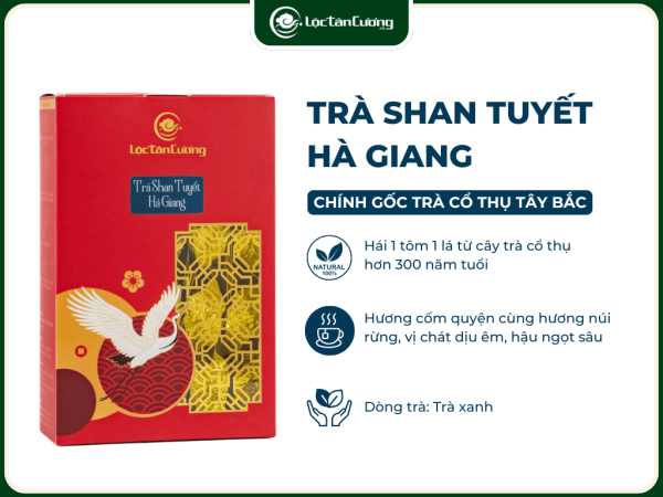 Chè Shan Tuyết Hà Giang (1 tôm 1 lá)